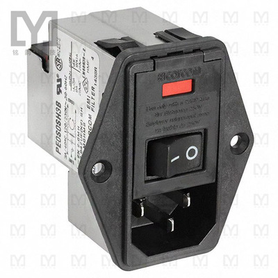 6609103-9【PWR ENT MOD RCPT IEC320-C14 PNL】