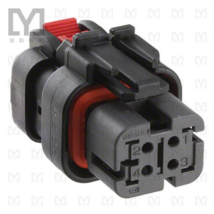 776487-2【CONN PLUG ASSY 4POS 14-18AWG GRY】