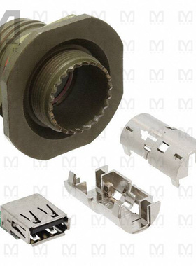 USBFTV72G【CONN RCP USB2.0 TYPEA 4P PNL MNT】