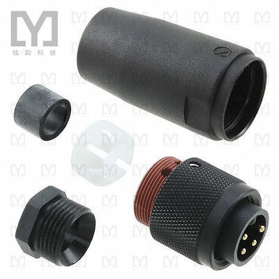 223PR9 NC032【CONN PLUG MALE 4POS GOLD SCREW】