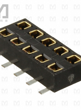 M22-6360542【CONN RCPT 10POS 0.079 GOLD SMD】