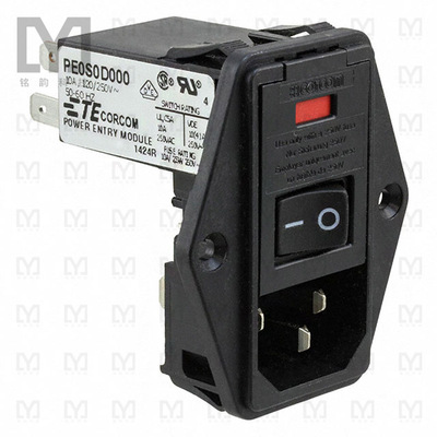 9-6609955-2【PWR ENT MOD RCPT IEC320-C14 PNL】