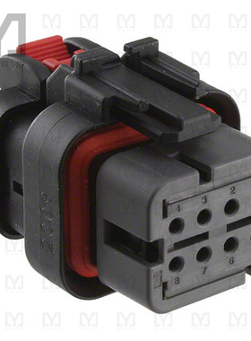 776532-2【CONN PLUG ASSY 8POS 18-20AWG GRY】