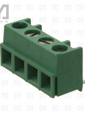 284093-4【TERM BLK 4POS TOP ENTRY 5MM PCB】