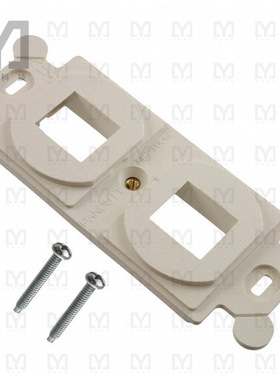 NK2106MFWH【MOD FRAME SNGL GANG 2PORT WHITE】