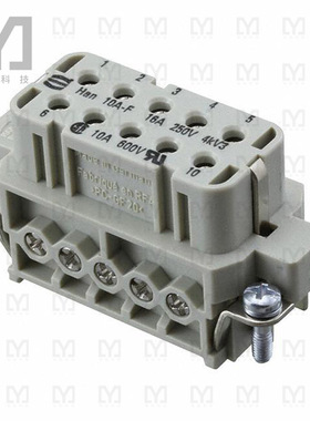 09200102814【HAN 10A FEMALE SCREW TERMINAL IN】