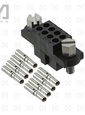 M80-4600842【CONN RCPT 8POS CRIMP 22AWG GOLD】