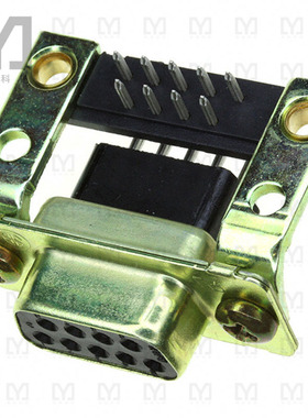 5205866-1【CONN D-SUB RCPT 9POS R/A SOLDER】