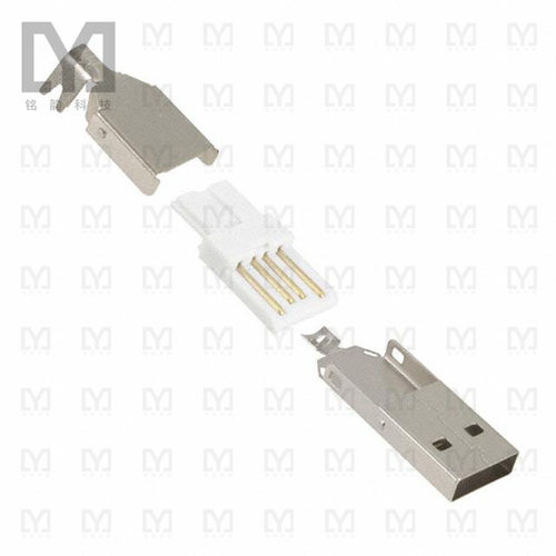 1001-022-01300【CONN PLUG USB1.1 TYPEA 4POS SLD】