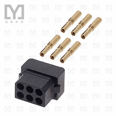 M80-8880605【CONN RCPT 6P CRIMP 24-28AWG GOLD】