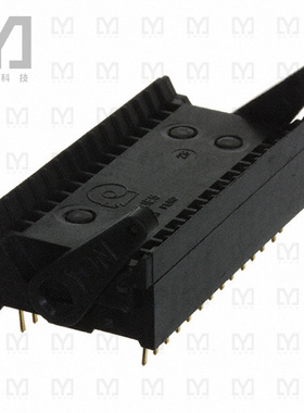 28-516-11【CONN IC DIP SOCKET ZIF 28POS GLD】