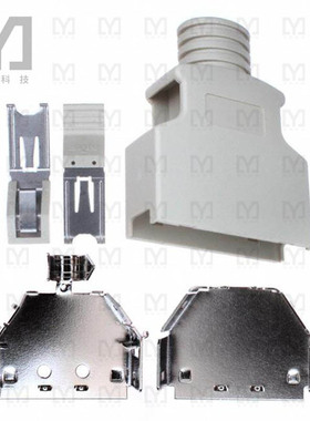 176793-4【CONN BACKSHELL 26POS 180DEG SHLD】