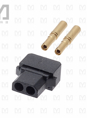 M80-8980205【CONN RCPT 2P CRIMP 24-28AWG GOLD】