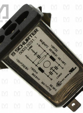 5003.0231.1【PWR ENT RCPT 125VDC 6A PANEL QC】