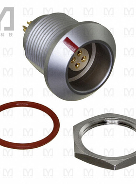 FLKC-04EGFS-GCP-001【CONN RCPT FMALE 4P GOLD SLDR CUP】