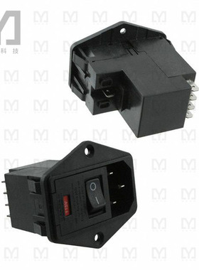 6609929-7【PWR ENT MOD RCPT IEC320-C14 PNL】