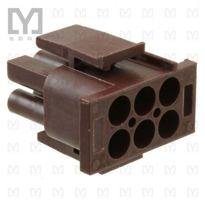 1-480704-1【CONN PLUG 6POS UNIV-M-N-L BROWN】