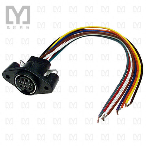 MD-80PL100【CONN RCPT FMALE MINI DIN 8P WIRE】