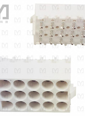 643430-1【CONN HDR 15POS 0.25 TIN PCB】