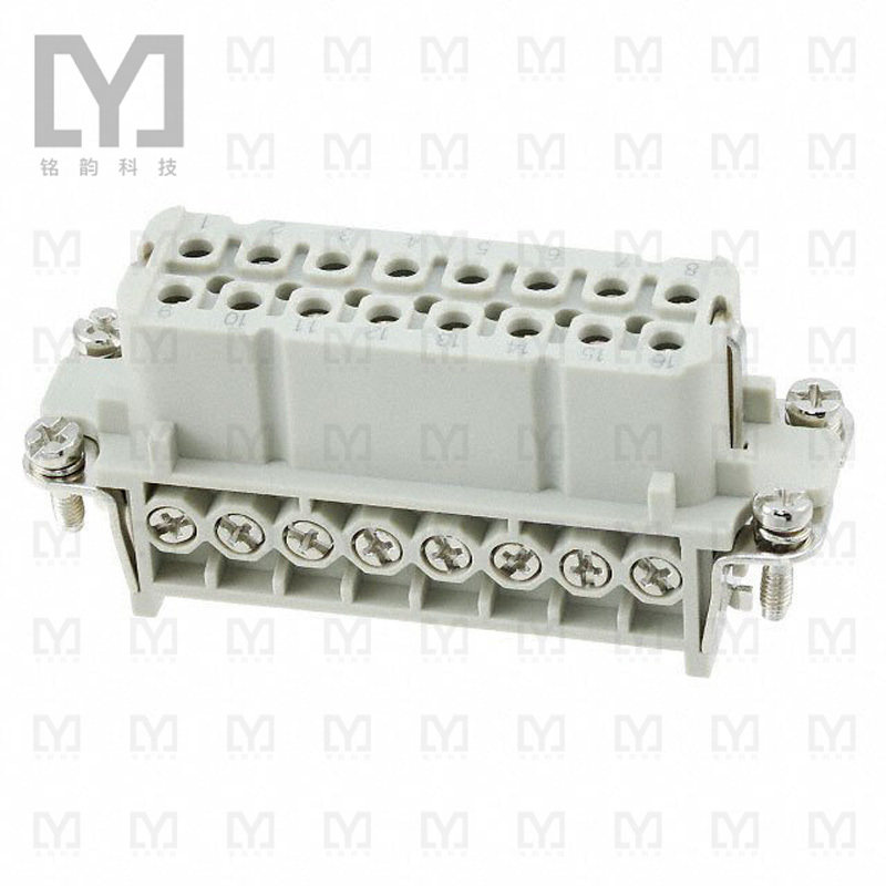 HA-016-F(17-32)【INSERT FEMALE 16+1GND SCREW】