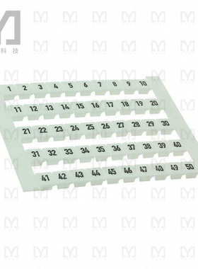 0473460001【DEKAFIX FW 5 MARKED 1-50 50/CD】