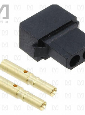 M80-6110245【CONN RCPT 2POS CRIMP 22AWG GOLD】