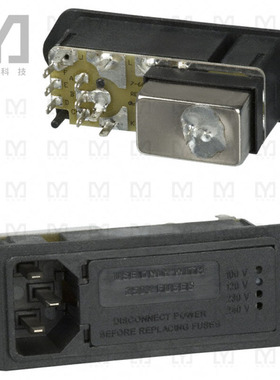 1-6609130-4【PWR ENT MOD RCPT IEC320-C14 PNL】