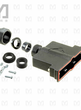 09670370439【CONN BACKSHELL 37POS 180DEG BLK】