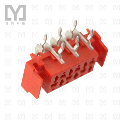 338070-6【CONN RCPT 6POS 0.1 TIN PCB R/A】