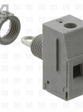 0708250【TERM BLK SCREW CLAMP 1POS GRAY】