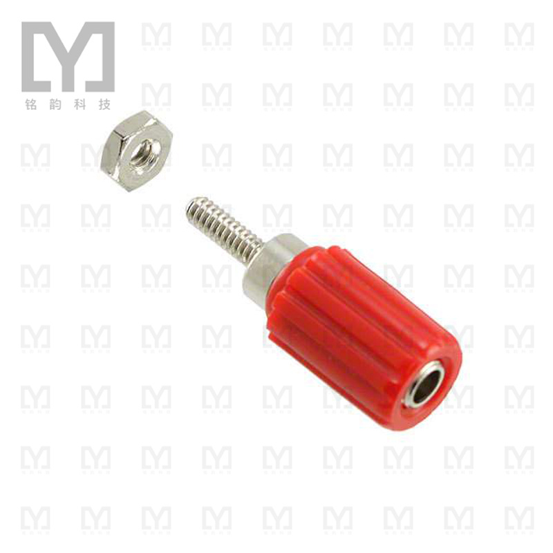 7006【CONN BIND POST KNURLED RED】