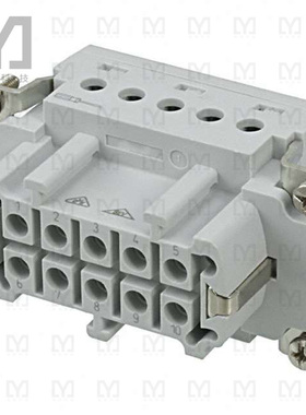 1-1103637-1【INSERT FEMALE 10POS+1GND SCREW】