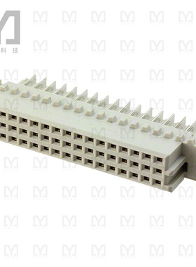 5650893-5【CONN DIN RCPT 48POS PCB RA GOLD】