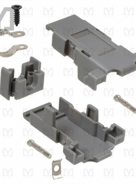 983-009-010R031【CONN BACKSHELL 9POS 180DEG GRAY】