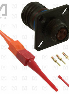 D3899920WA98PN【CONN RCPT MALE 3POS GOLD CRIMP】