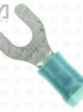 8-32059-1【CONN SPADE TERM 14-16AWG #8 BLU】