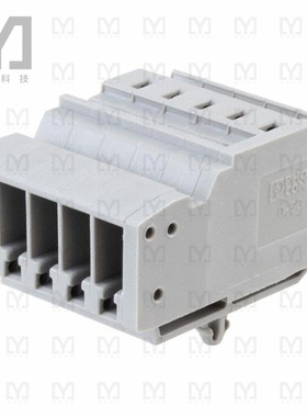 3041545【TERM BLK RCPT 5POS 5.2MM GRAY】