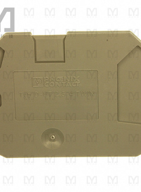 3047141【CONN TERM BLK END PLATE RAIL GRY】