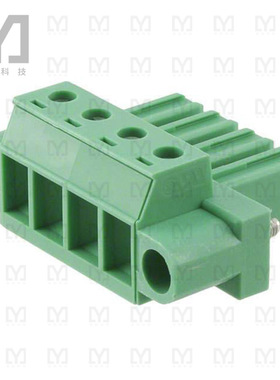 1828265【TERM BLOCK PLUG 4POS STR 7.62MM】
