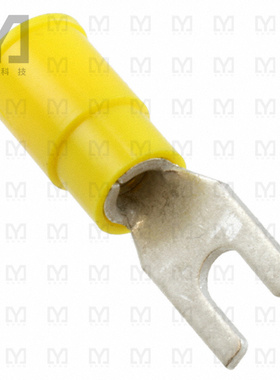 0191310005【CONN SPADE TERM 10-12AWG #6 YEL】