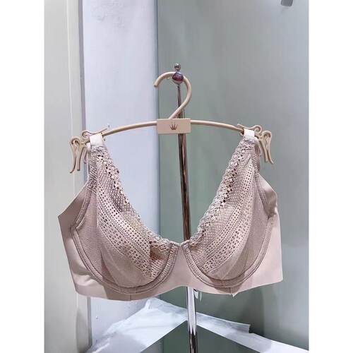 浙黛安专柜正品蕾丝兔耳朵杯内衣薄款女大胸显小收副乳文胸29R645