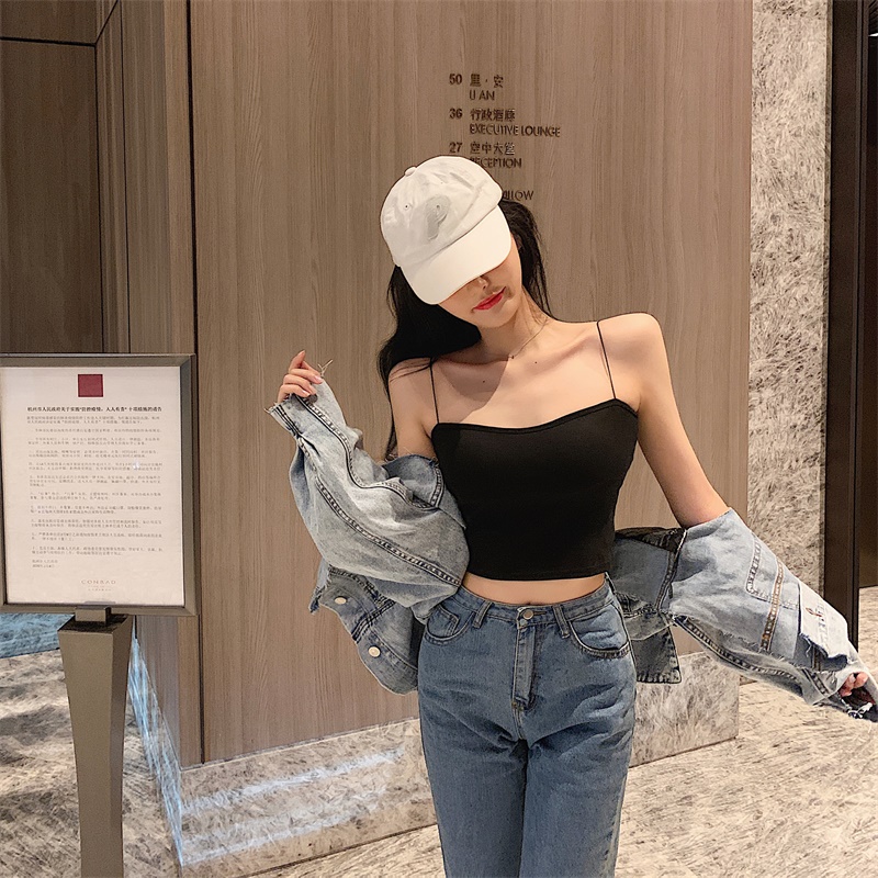 Real price new sexy suspender vest in spring and summer