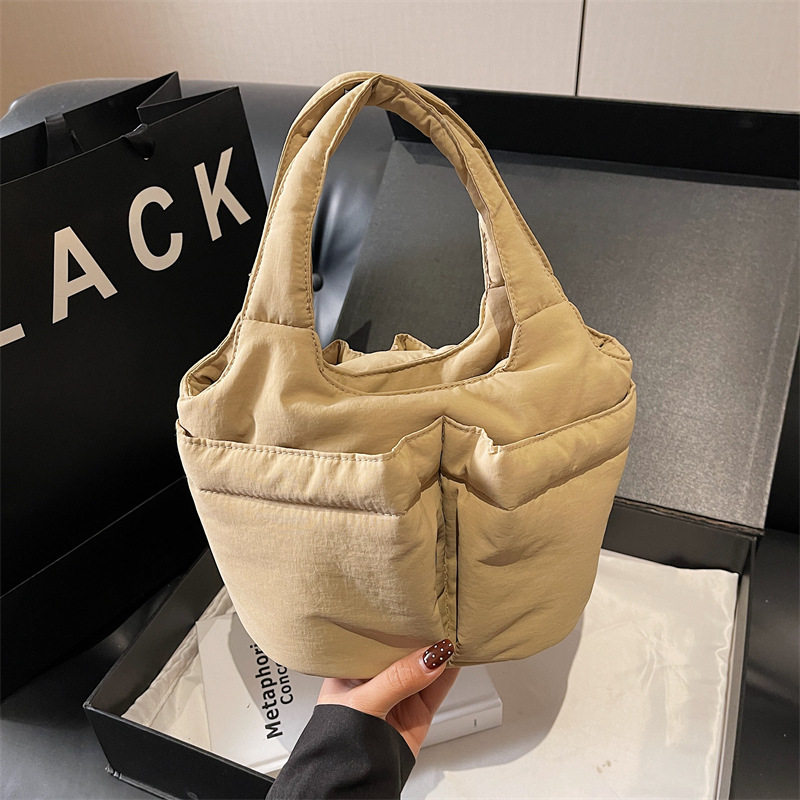 轻便简约春季小清新棉服包包女2026新款菜篮子水桶包百搭手提包潮,箱包皮具/热销女包/男包,通用款女包,淘宝优惠券,粉丝福利购,淘宝优惠卷