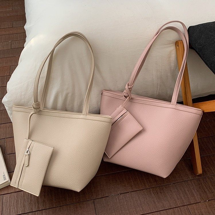 托特包女2026新款荔枝纹手提包大容量百搭通勤包高级感休闲单肩包,箱包皮具/热销女包/男包,托特包,淘宝优惠券,粉丝福利购,淘宝优惠卷