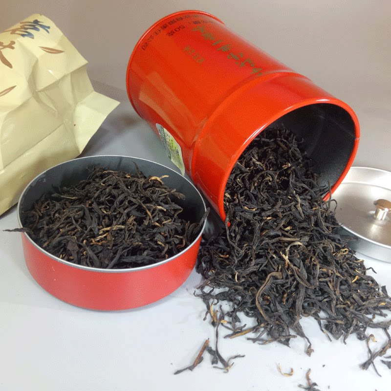 贵州春茶岑巩特产思州红茶特级提神浓香型50g小罐装高山日照红茶