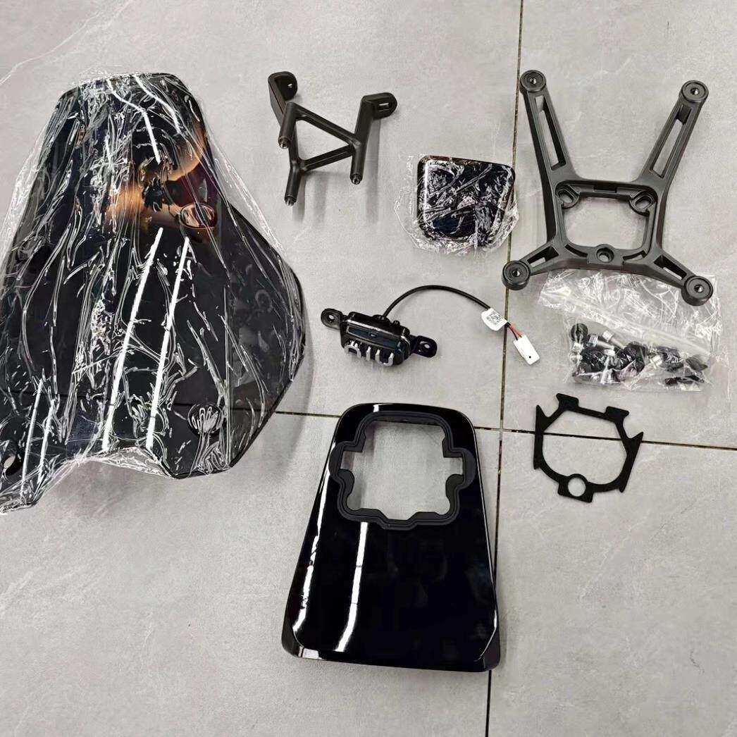 小牛电动新款风速版FS大挡风板套件包配件无损直上支架原装牛标灯图片