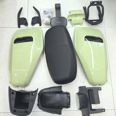 小牛B2胡椒白哑光珍珠白绿松石灰灰绿特别版载人长座改装套件