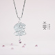 生肖羊项链 姜央原创设计 纯银花丝制作 云上吉祥 绵羊造型 百搭