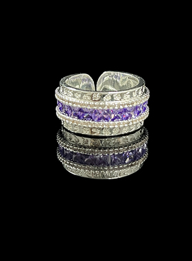 泰合缘泰国佛牌9年老店 顺丰 古巴吉士纳戒指  A52-07-06