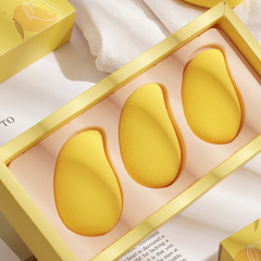 3个装小芒果系列美妆蛋套装不吃粉海绵蛋精准上妆化妆工具